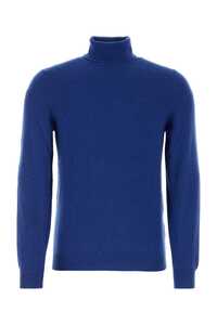 FEDELI Blue cashmere sweater  / 6UI07005 PRUSSIA