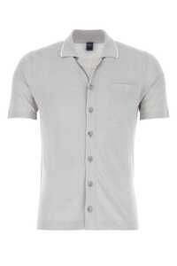 FEDELI Grey linen blend cardigan  / 6UE05424 0002