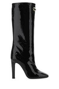 생로랑 Black leather Bond boots / 66763625WA0 1000