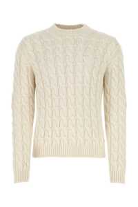 프라다 Ivory alpaca sweater / UMB343S21210HZ F0009