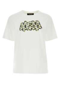 MCM White cotton t-shirt / MFTCAMM03 WO