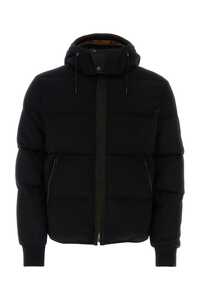 ZEGNA Black cashmere down jacket / UAT48A102 001R