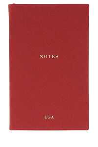 프라다 Red leather USA notebook / 2KOUSA053 F068Z