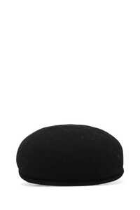 캉골 Black felt baker boy hat  / 0258BC BK001