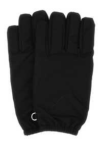 프라다 Black Re-Nylon gloves / 2GG1701WQ8 F0002