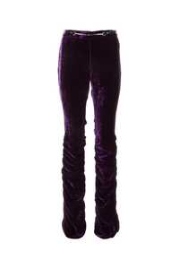 구찌 Purple velvet pant  / 755604Z8BMQ 5976