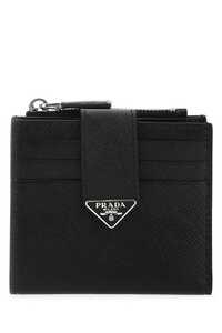 프라다 Black leather wallet  / 2MC0662DYG F0002