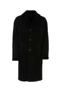 프라다 Black shearling coat / UPS585S222JHY F0806
