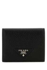 프라다 Black leather wallet  / 2MO0042BBE F0002