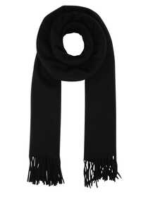 프라다 Black cashmere scarf / 1FS0081YJP F0002