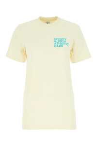 SPORTY &amp; RICH Ivory cotton t-shirt / TS446CR CREAM