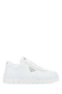 프라다 White leather sneakers  / 2EE3783LJ6 F0009