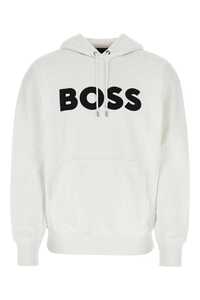 BOSS White cotton sweatshirt / 50486243 100