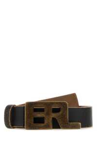 ERL Dark brown leather belt / ERL07K809 1