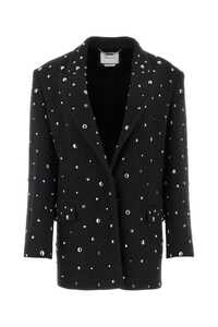 BLUMARINE Dark grey wool blend coat / 4S006A N0936