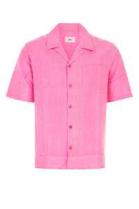 아미 Pink viscose blend shirt / HSH203VI0003 661