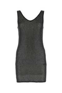 REMAIN Black polyester mini dress / RM2221 1000