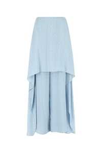 펜디 Light-blue silk pant  / FR6370AJDO F1H3F