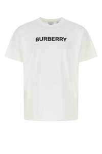 버버리 White cotton t-shirt  / 8055309 A1464