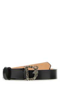 DSQUARED Black leather belt / BEW035312900001 M205