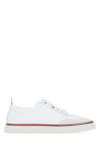 톰브라운 White leather sneakers / MFD137A06107 100