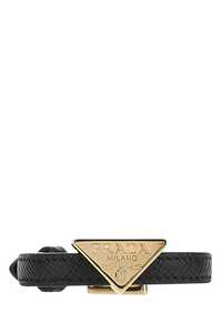 프라다 Black leather bracelet  / 1IB341053 F0002