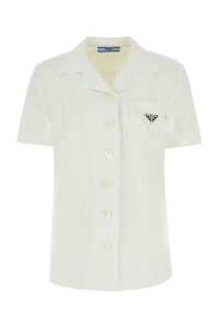 프라다 White cotton shirt  / P476GS23213QA F0009