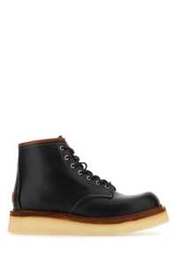 겐조 Black leather Wedge ankle / FD65BT711L65 99