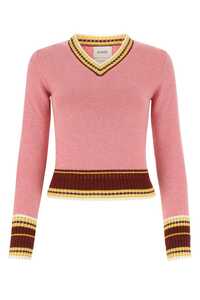 BARRIE Pink cashmere sweater  / C195347 113