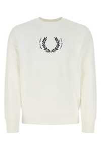 프레드페리 White cotton sweatshirt / M2646 129