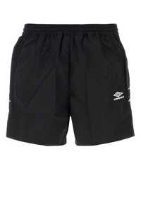 UMBRO Black nylon bermuda shorts / 62004U BLACK