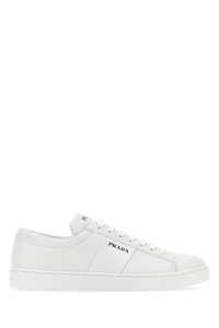 프라다 White leather sneakers / 2EE389QSZ F0009