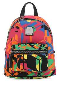 MCM Printed nylon backpack / MMRCAVE02 MT