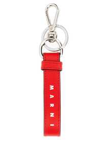 마르니 Red leather keyring / PCMI0018A1LV520 Z666N