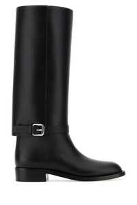 버버리 Black leather boots / 8066427 A1189