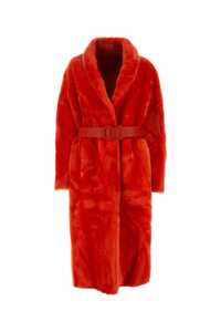 질산더 Red shearling coat / J02AA0122J07122 627