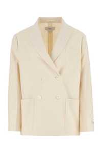 프라다 Ivory cotton blazer / P555NS23112LT F0018