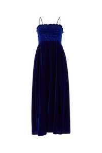 구찌 Blue velvet dress / 711648ZAKXJ 4186