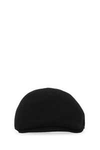 캉골 Black felt baker boy hat  / K0875FA BK001