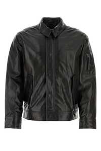 HELMUT LANG Black leather jacket / N05HM104 001