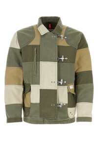 FAY Multicolor cotton jacket / MAM0346096LUF4 0QBI
