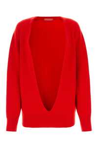 더로우 Red cashmere Chevro sweater / 6997Y120 BRD