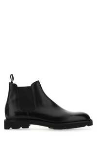 존롭 Black leather Lawry ankle boots / 48704ML 1R