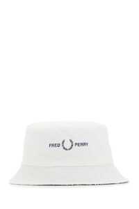 프레드페리 White terry fabric hat / HW3654 303