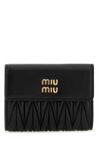 미우미우 Black leather wallet / 5ML0022FPP F0002