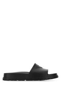 프라다 Black rubber slippers / 2X30853LKV F0002