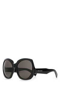 생로랑 Black acetate sunglasses / 701343Y9901 1000