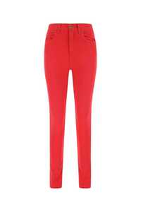 Y PROJECT Red stretch denim / WJEAN34S22D37 RED