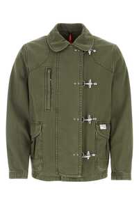 FAY Army green cotton jacket / MAM0346098TUI1 V608