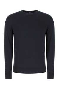 FEDELI Midnight blue cotton sweater / 5UED8015 626